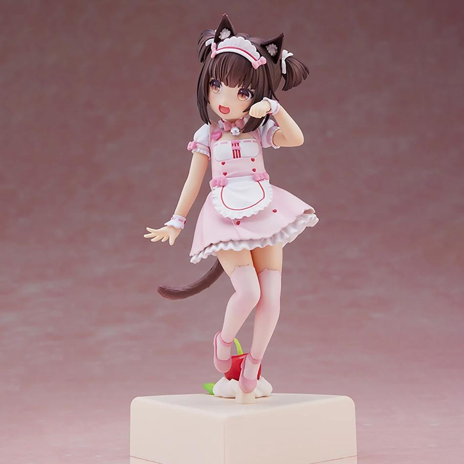 Nekopara Anime Cat Maid Figure - Cute Vanilla Style PVC Static Model Child Collectible Toy Gift Cat Doll for Fans