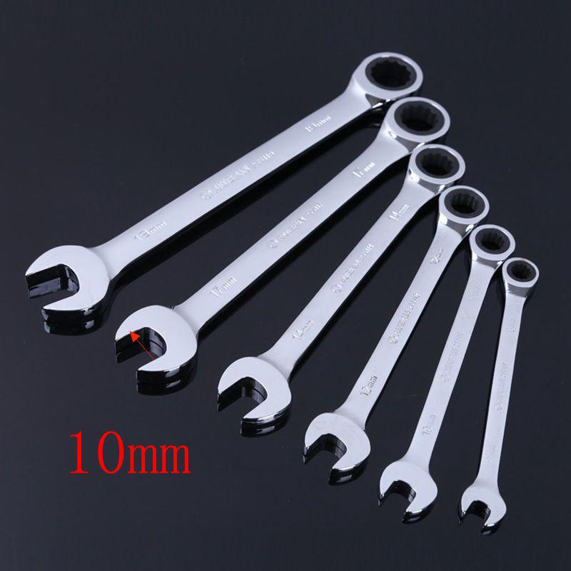 AB Tools Kombi-Schraubenschlüssel 24 Mm – Chrom-Vanadium, Poliert, 280 Mm Lang