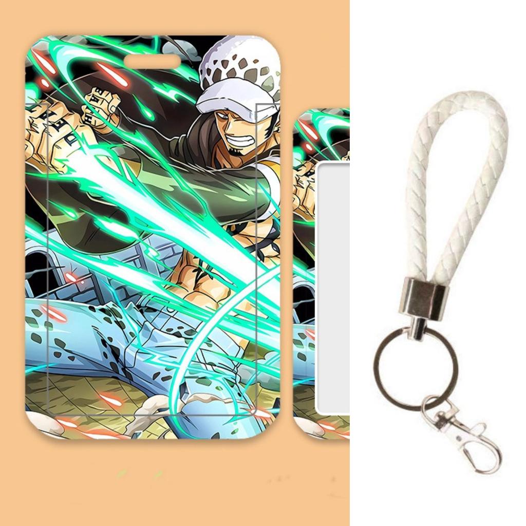 Anime Cartoon Credential Holder Keychains Neck Lanyard Designed For Pass Card Anime Credit Card Holder Keychain Straps