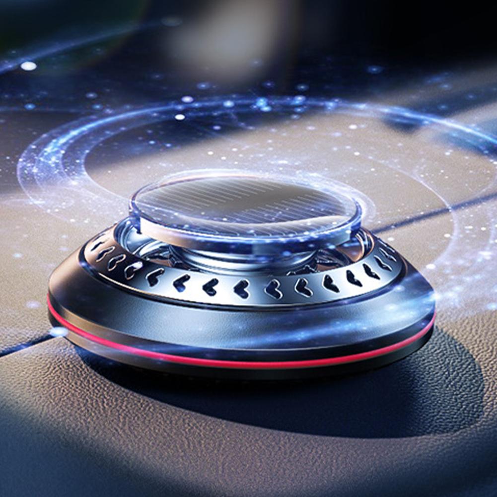 Automatyczny dyfuzor zapachu do samochodu zasilany energią słoneczną Odświeżacz powietrza do samochodu Usuwanie zapachów Ornament na deskę rozdzielczą Dekoracja deski rozdzielczej