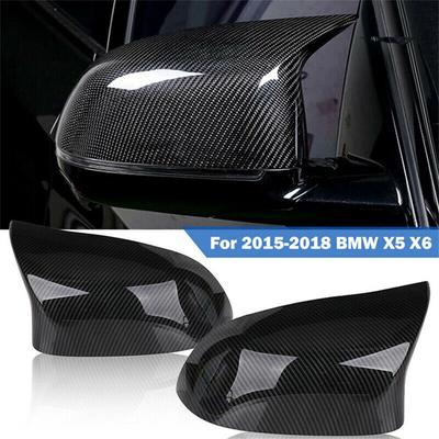 Voor BMW X3 F25 X4 F26 X5 F15 X6 F16 M-stijl Zijspiegelkap Koolstofvezel Look