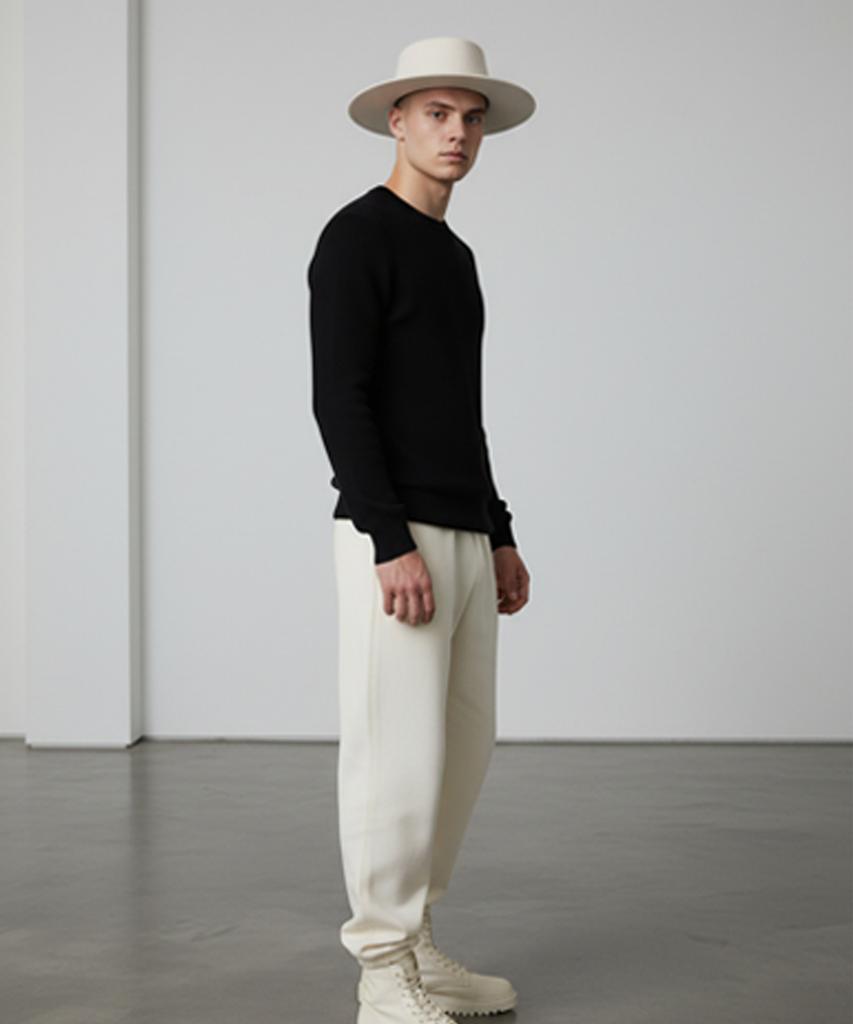 Yunibeosyeolkemiseuteuli Poly Beige Flat Fedora