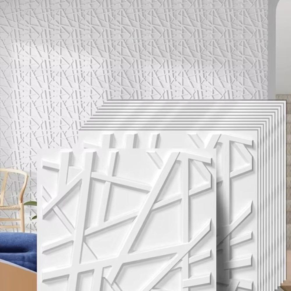 Geometric Wall Sticker 3D Textured Wall Decor Background Wall Wall Decoration Hotel Office