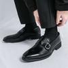 Fashion 2025 Fashion Trends Mens Loafers Business Leather Shoes Brand Elegant Shoes Slip on Man Casual Work Flat  Classic Low-heel Shoes