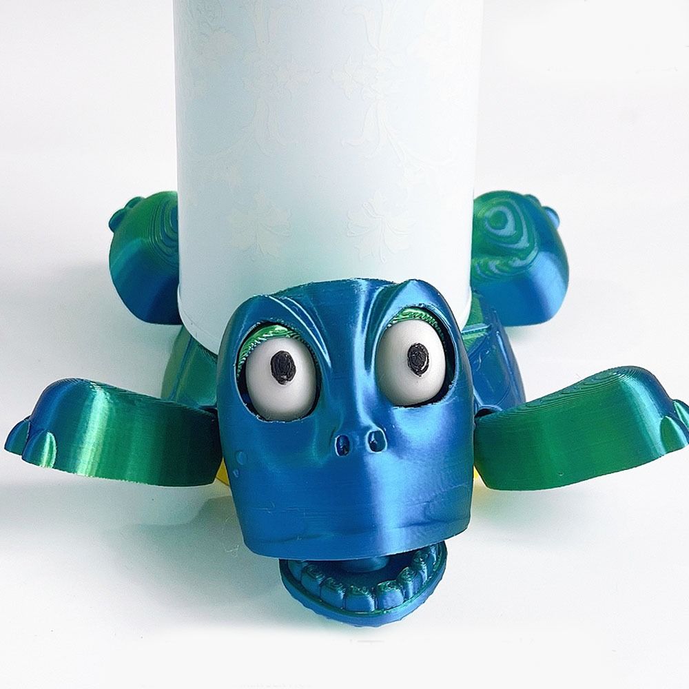 with Funny Expression 3D PrintedTurtle Coaster Press Cup Mat  Children Girl