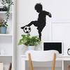 A Silhouette of A Boy Playing Football, A Decorative Sticker for The Background Wall of The Bedroom Study