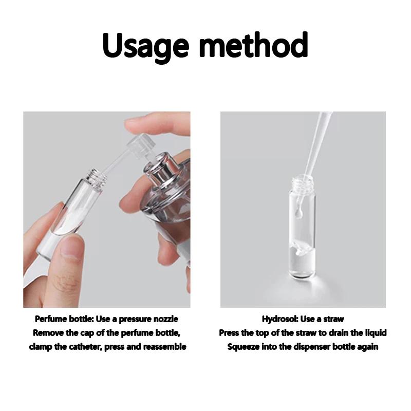 50 SZT. 2/3/5/10ML Mini Szklana Butelka z Rozpylaczem Atomizer Perfumy Płyn do Płukania Ust Atomizer do Czyszczenia Podróży Olejki Eteryczne