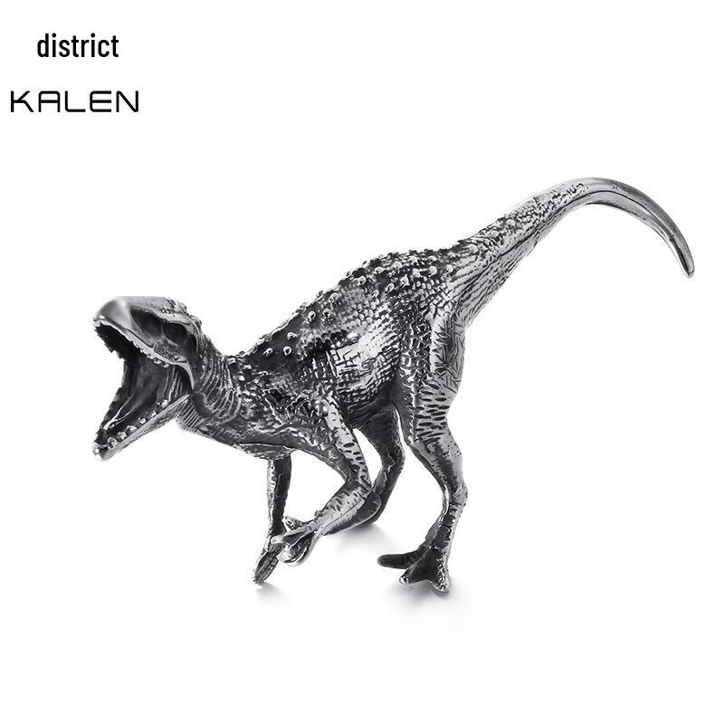 Creative Stainless Steel Dinosaur Figurine – Home Decoration & Children's Gift