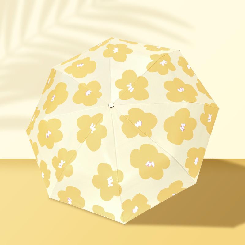 Vollautomatischer Damen-Sonnenschirm, UV-Schutz, faltbar, niedlicher Sonnenschirm, regnerischer Regenschirm mit doppeltem Verwendungszweck