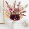 Artificial Flower Silk Ditch Reed Chrysanthemum Wedding Bridal Bouquet Diy Gift Home Vase Valentine's Outdoor Garden Arch Decora