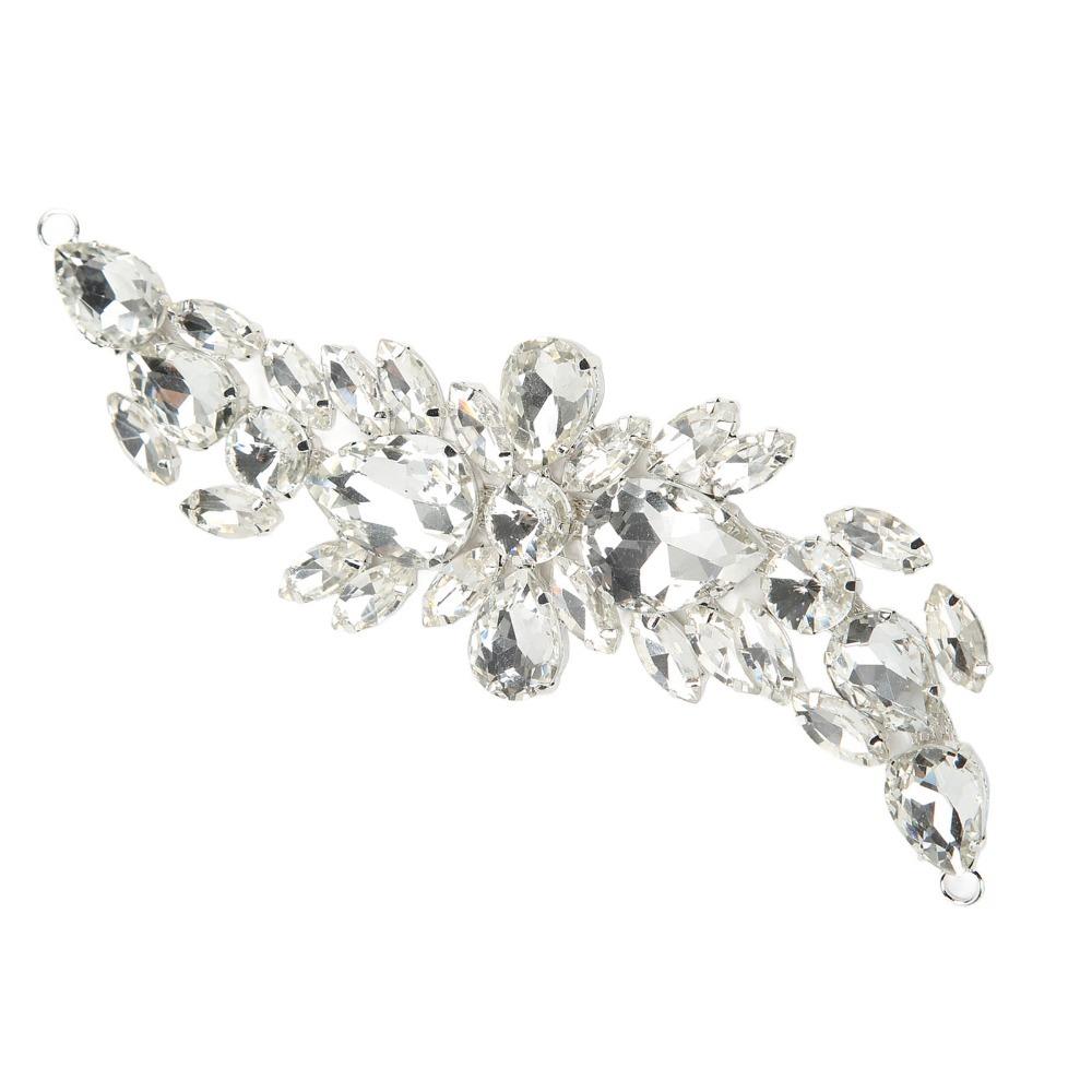 1pcs Wedding Accessories Rhinestone Applique Water Dropping Waist Chain DIY Garment Decoration
