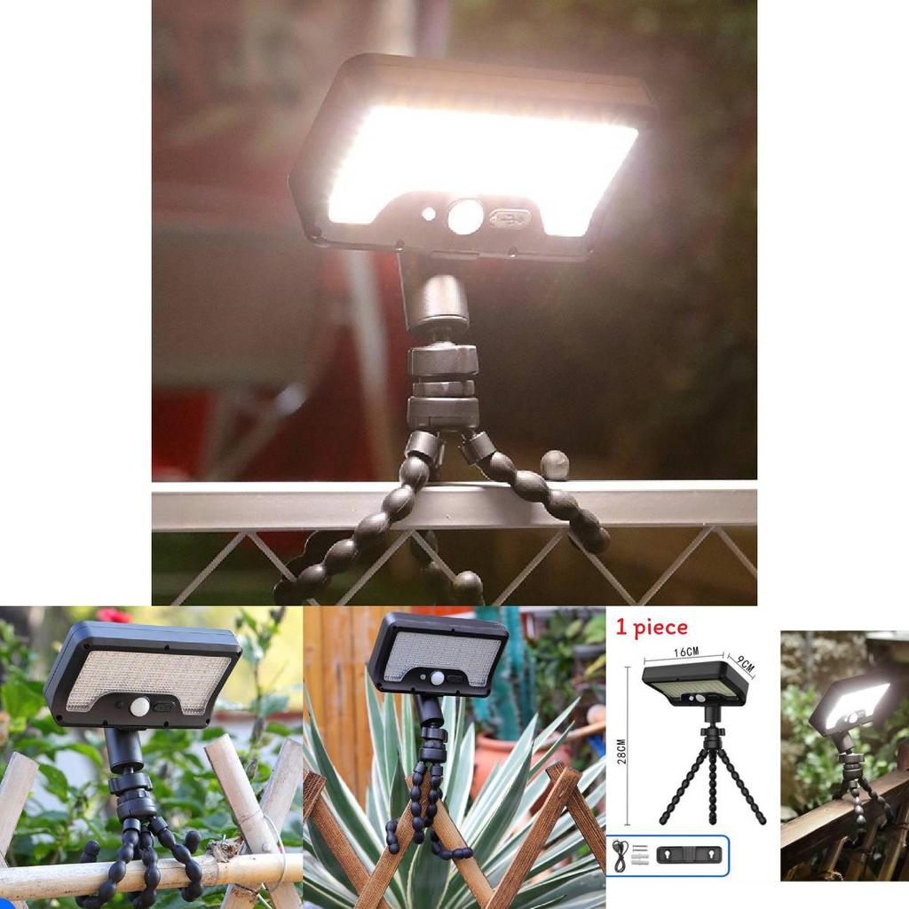 Octopus Solar Powered Motion Sensor Lamp For Patio And Yard Lighting