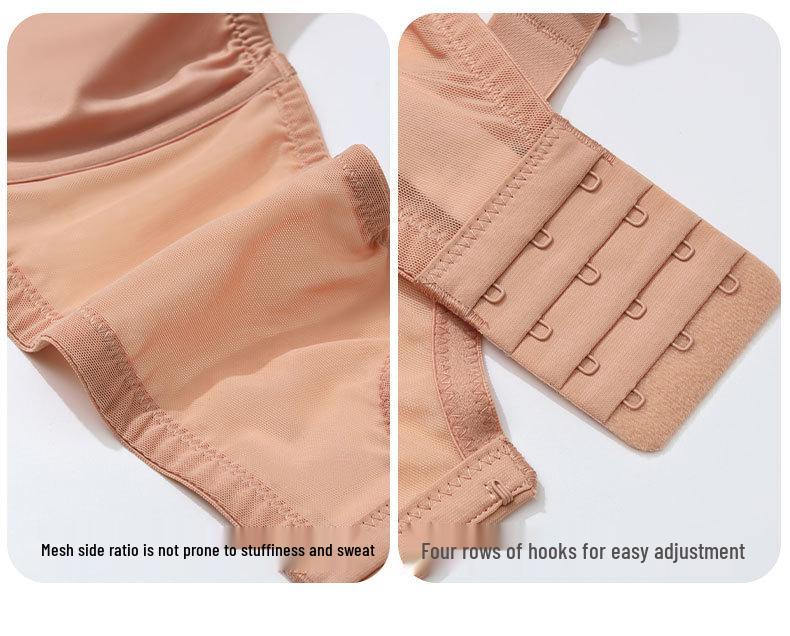 Sutien cu plasă respirabilă anti-cădere pentru femei plinute - Suport pentru bust mare