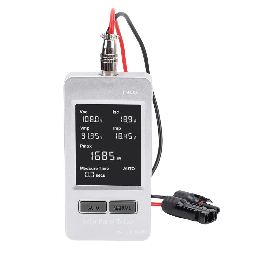Solar Panel Tester 5 800W 20 120V 0 35A Auto Manual MPPT Photovoltaic Panel Multimeter