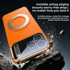 360 Rotating Magnetic Kickstand Vegan Leather Phone Case for IPhone 17 Pro Max 16 15 14 13 for Magsafe Shockproof Slim Cover