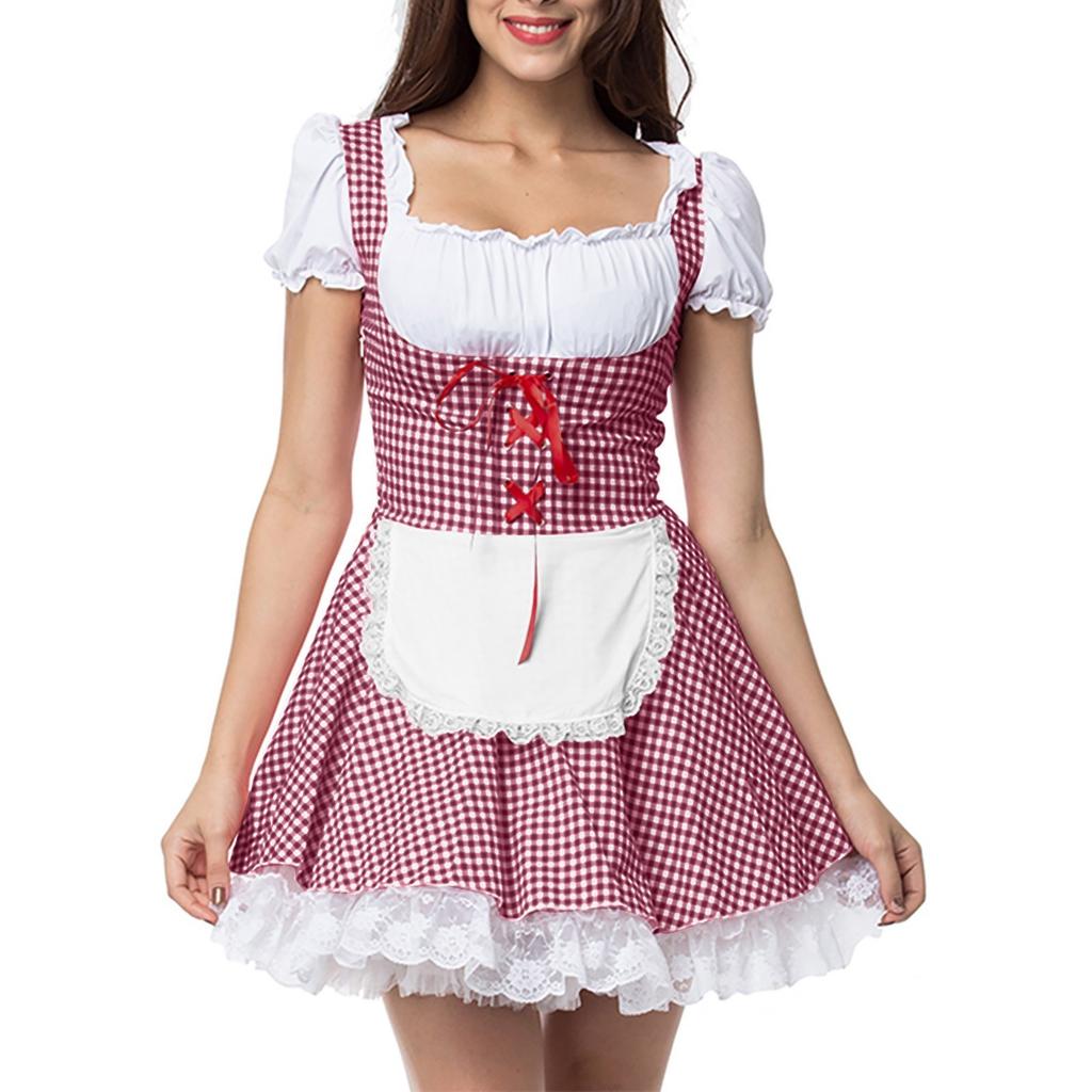 Women's Fashion Beer Festival Costume Performance Party Dress Set