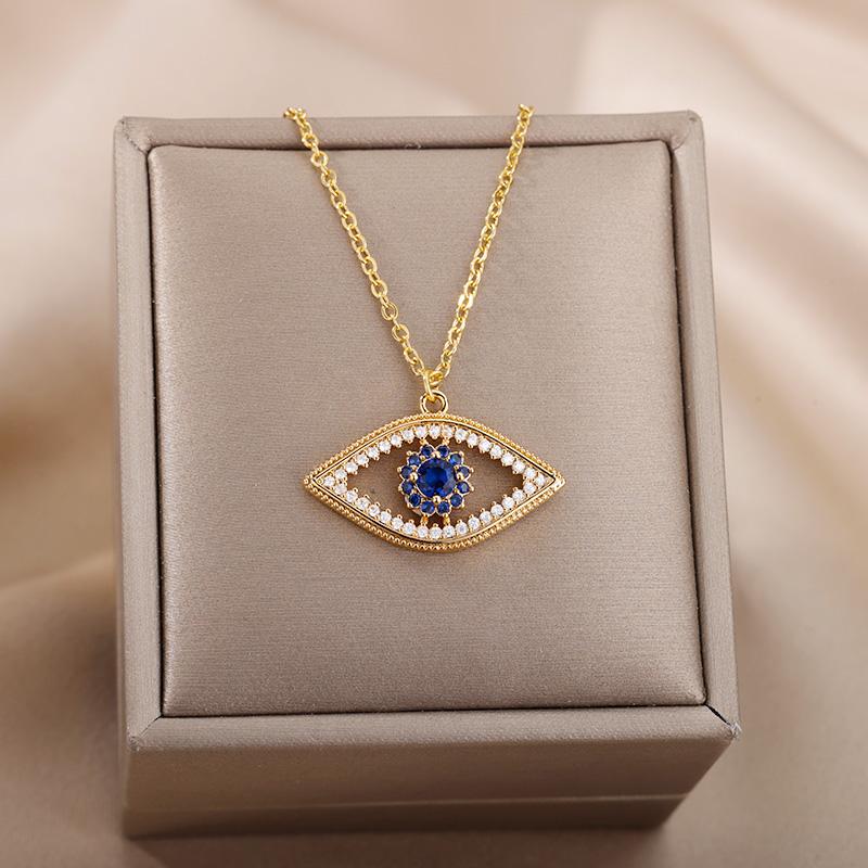 316L Stainless Steel Zircon Jesus Cross Pendant Necklaces For Women Hip Hop Gold Color Cross Necklace Party Jewelry Gift
