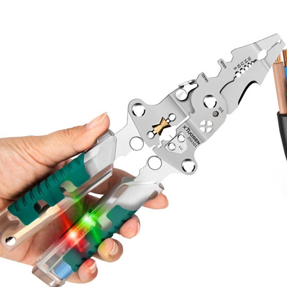 Crimping Foldable Wire Stripping Pliers Cable Cutting Wire Stripper  Winding