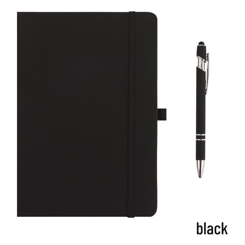 Cross-border A5 Simple PU Hard Cover Business Notebook with Custom Logo