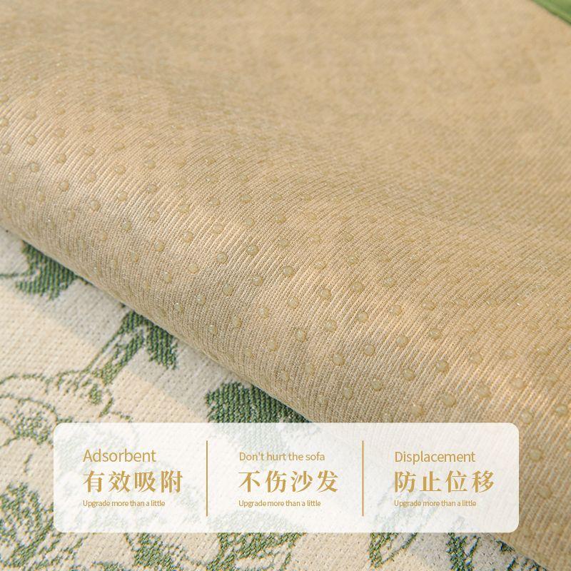 Univerzální celoroční chenilový polštář na pohovku Jednoduchý měkký a k pokožce šetrný potah na pohovku Pratelný v pračce Protiskluzová látka na pohovku