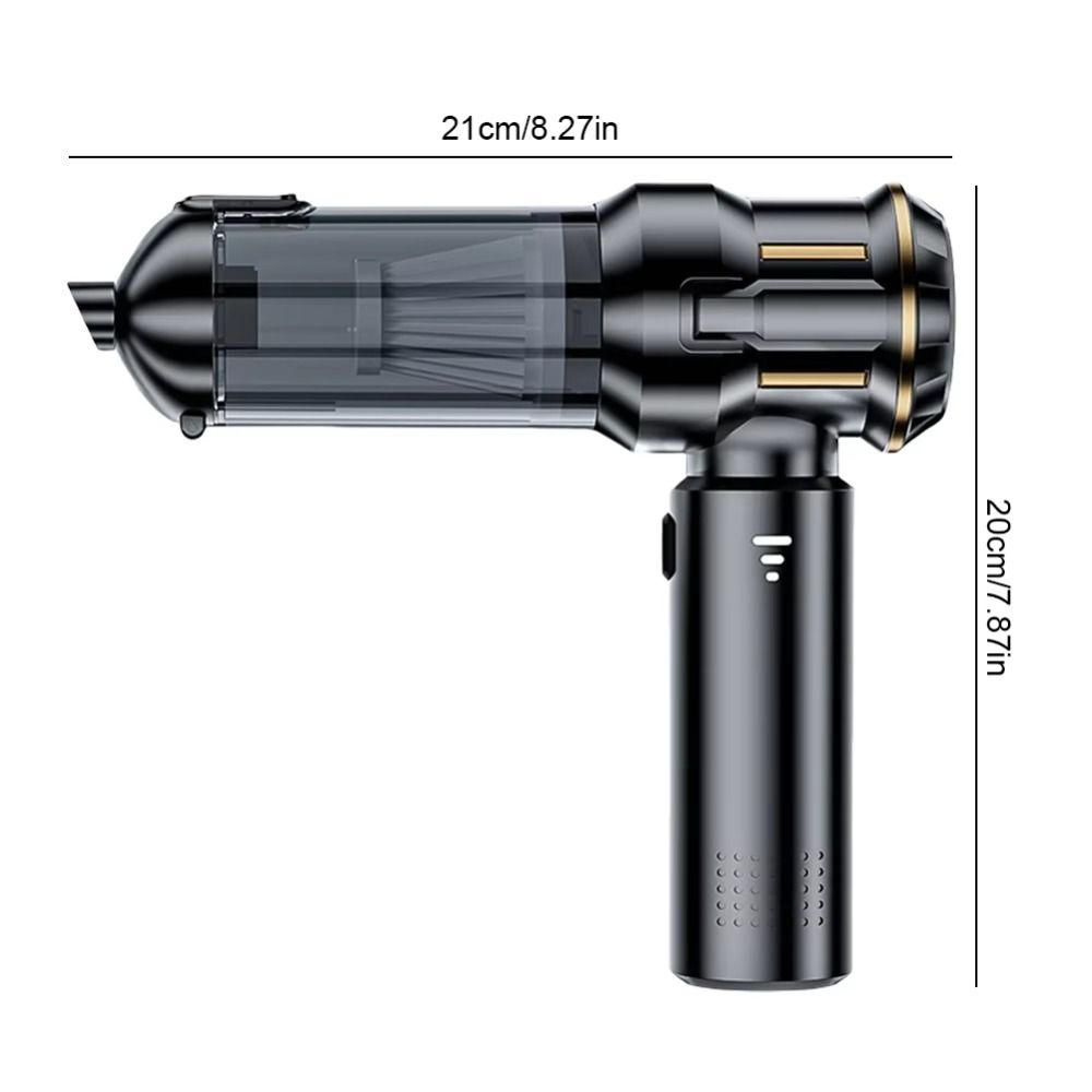 Type-C Rechargeable Vacuum Cleaner High Power Handheld Vacuum Cleaner Car Vacuum  Desktop Cleaning