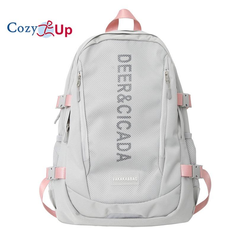 

Уютный компьютерный рюкзак большой емкости для школьников и студентов, рюкзак для учащихся младших классов средней школы 49x33x21cm розовый