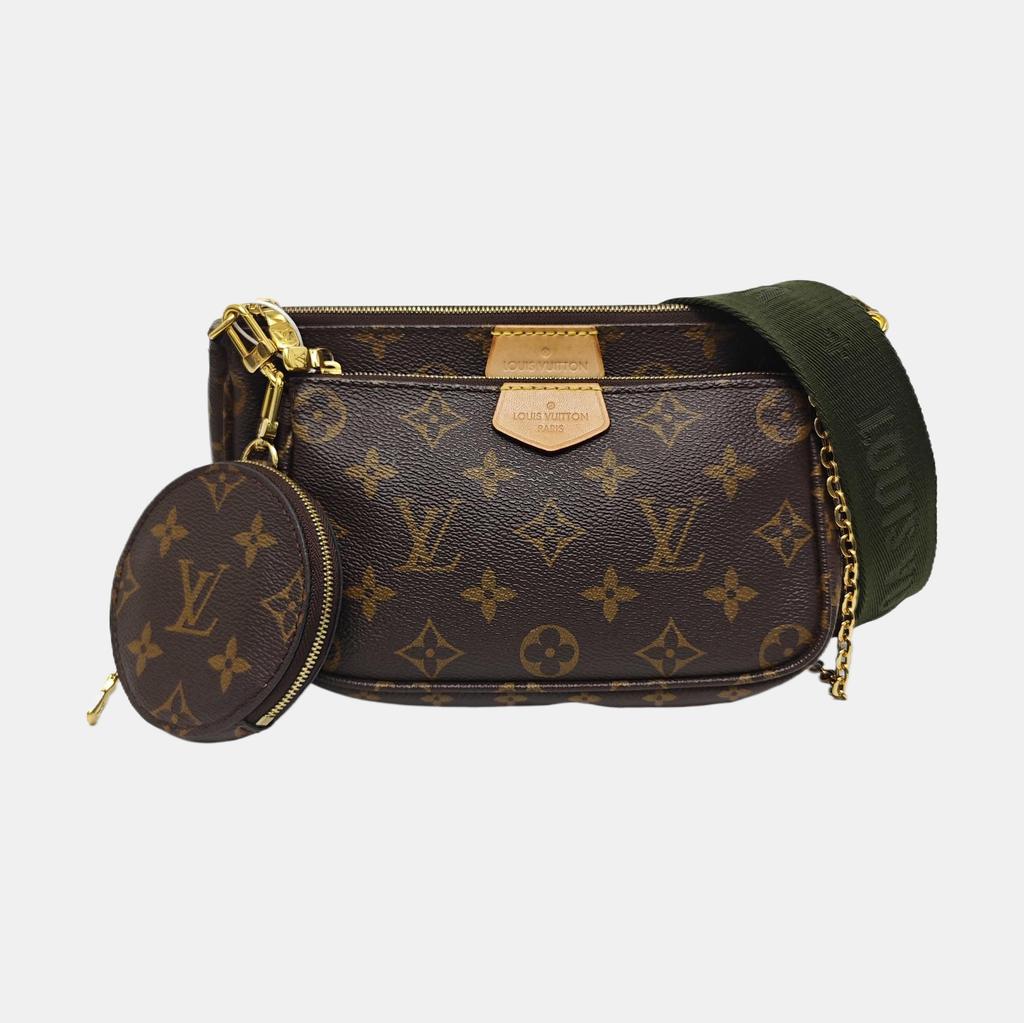 [Pre-Owned] Multi Pochette Accessoires Chain Monogram Five-In-One Combination Bag Coated Canvas Leather Mahjong Bag Underarm Hand - Very Good #1MUXL9K