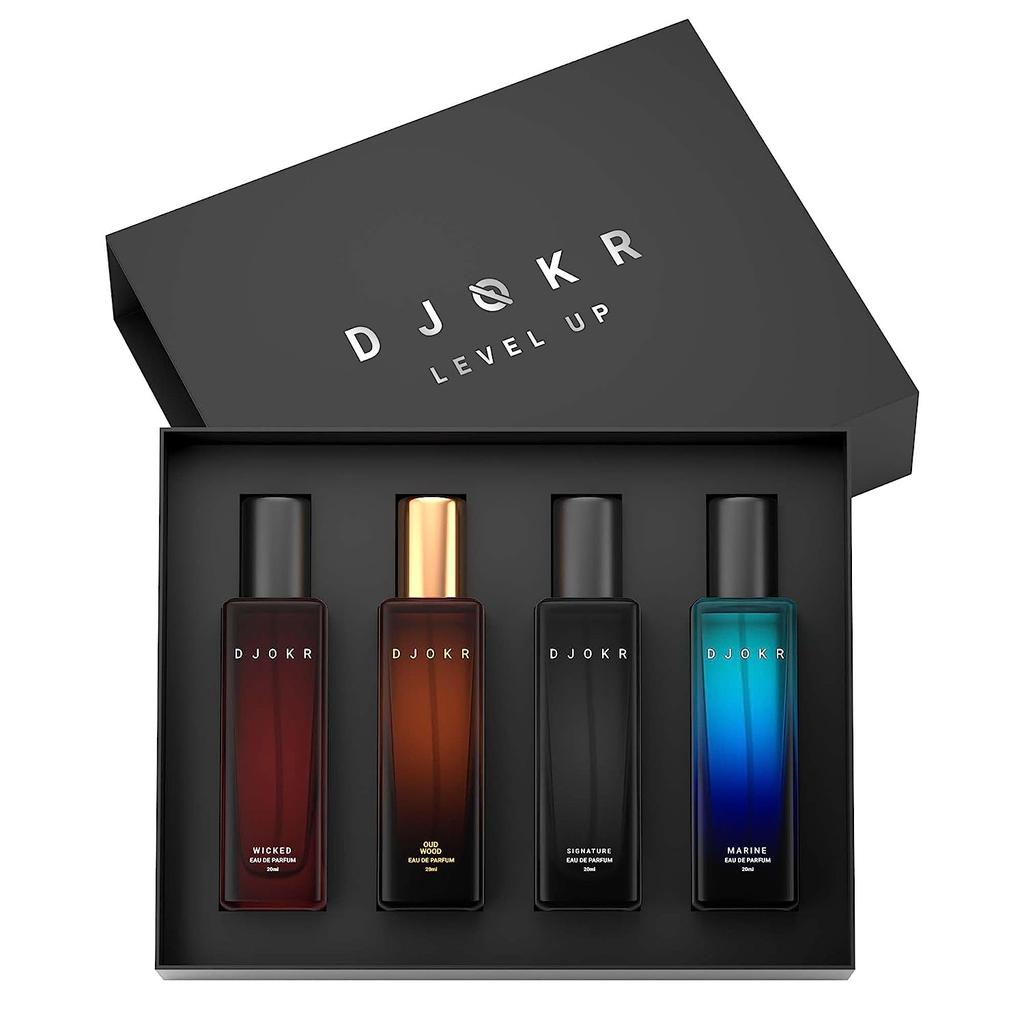 DJOKR Parfüm für Männer Geschenkset Packung mit 4x20 ml | Parfüm