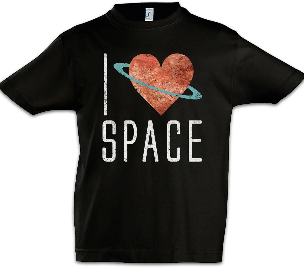 I Love Space Boys kids boys T-Shirt Astronaut Planets Cosmos Fun Nerd Astronomer Space 100