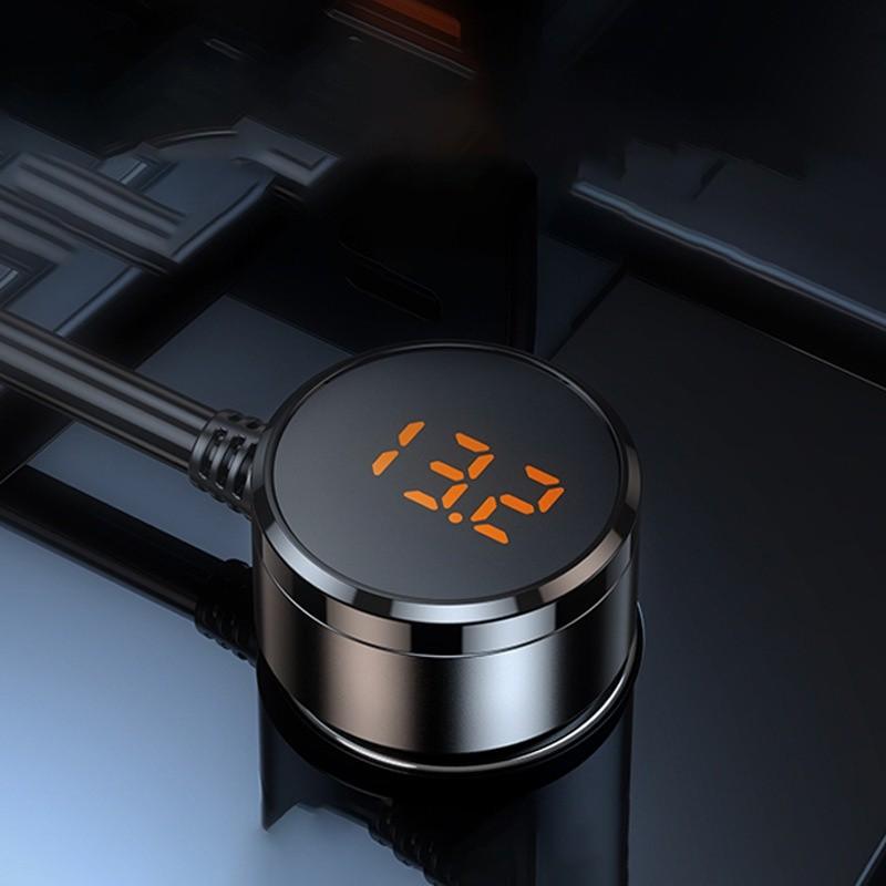 Încărcător Auto Portabil Quick Charge 3.0 și USB 20W Adaptor Brichetă Auto 128W Putere Mare 12V/24V Splitter Auto