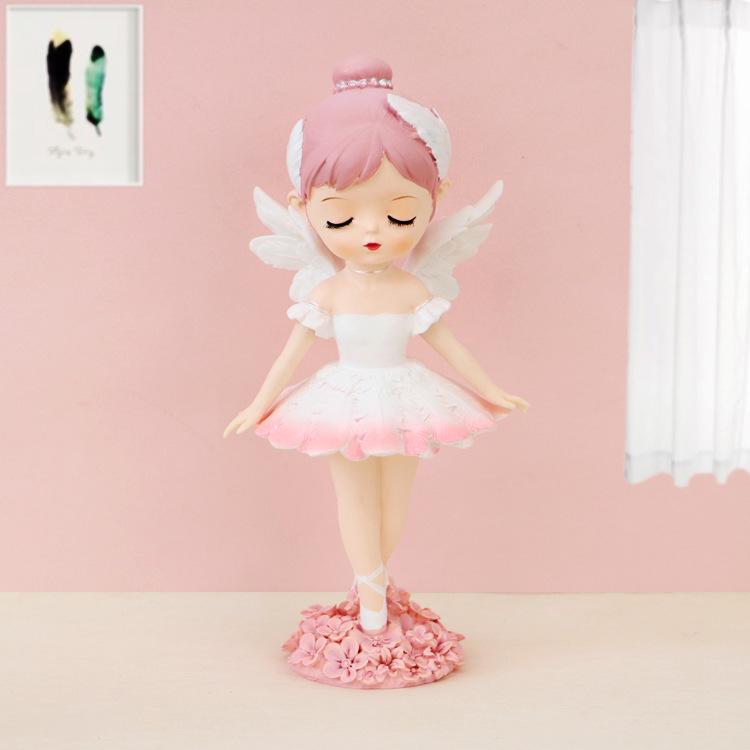 Nordic Ballet Girl Ornament for Car, Cake, or Desk Decoration