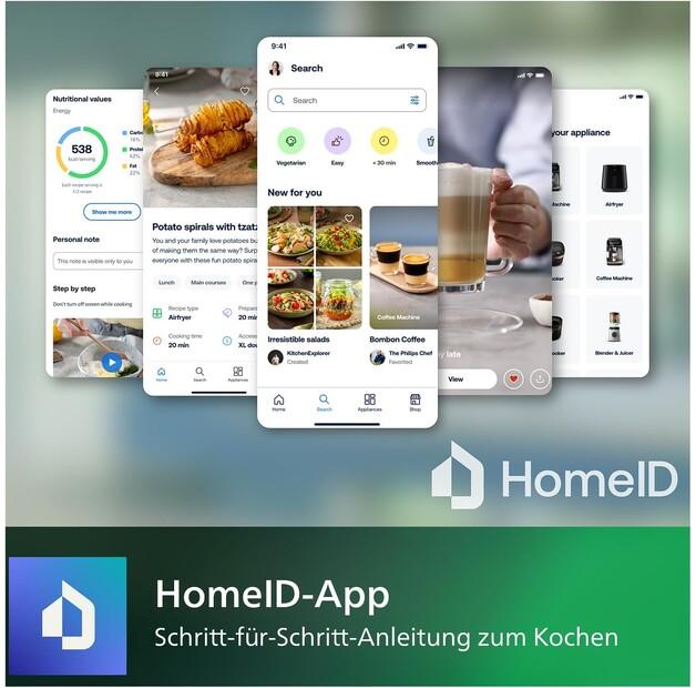 Heißluftfritteuse Philips HD9876/20 Airfryer Combi XXL Connected
