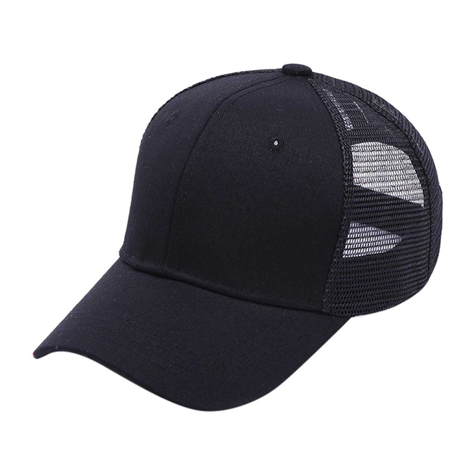 

Унисекс, для взрослых, с хвостиком, с грязными булочками, для дальнобойщика, обычная бейсбольная кепка с козырьком, шляпа чёрный