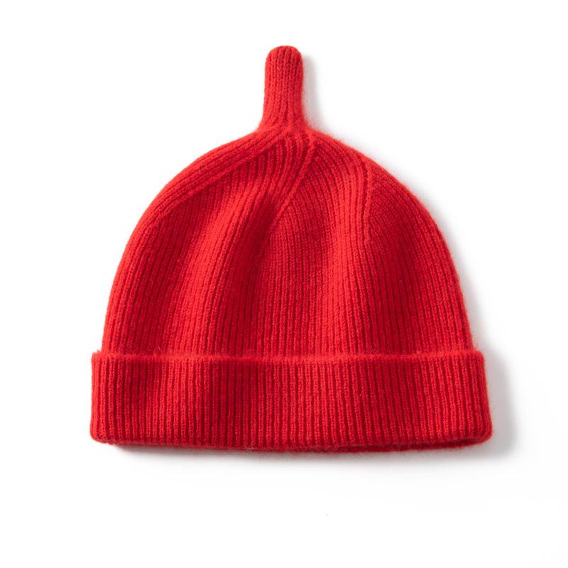 Children's Cashmere Knitted Teletubbies Hat - Cute, Versatile, Unisex, Warm for Autumn & Winter