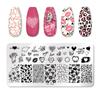 PICT YOU 12*6cm Nail Art Vorlagen Stempelplatte Design Blume Tier Glas Temperatur Spitze Stempelvorlagen Platten Bild