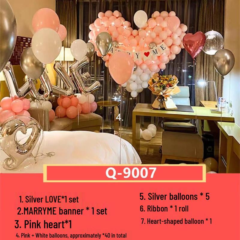 Romantic Proposal & Anniversary Balloons for Valentine's Day