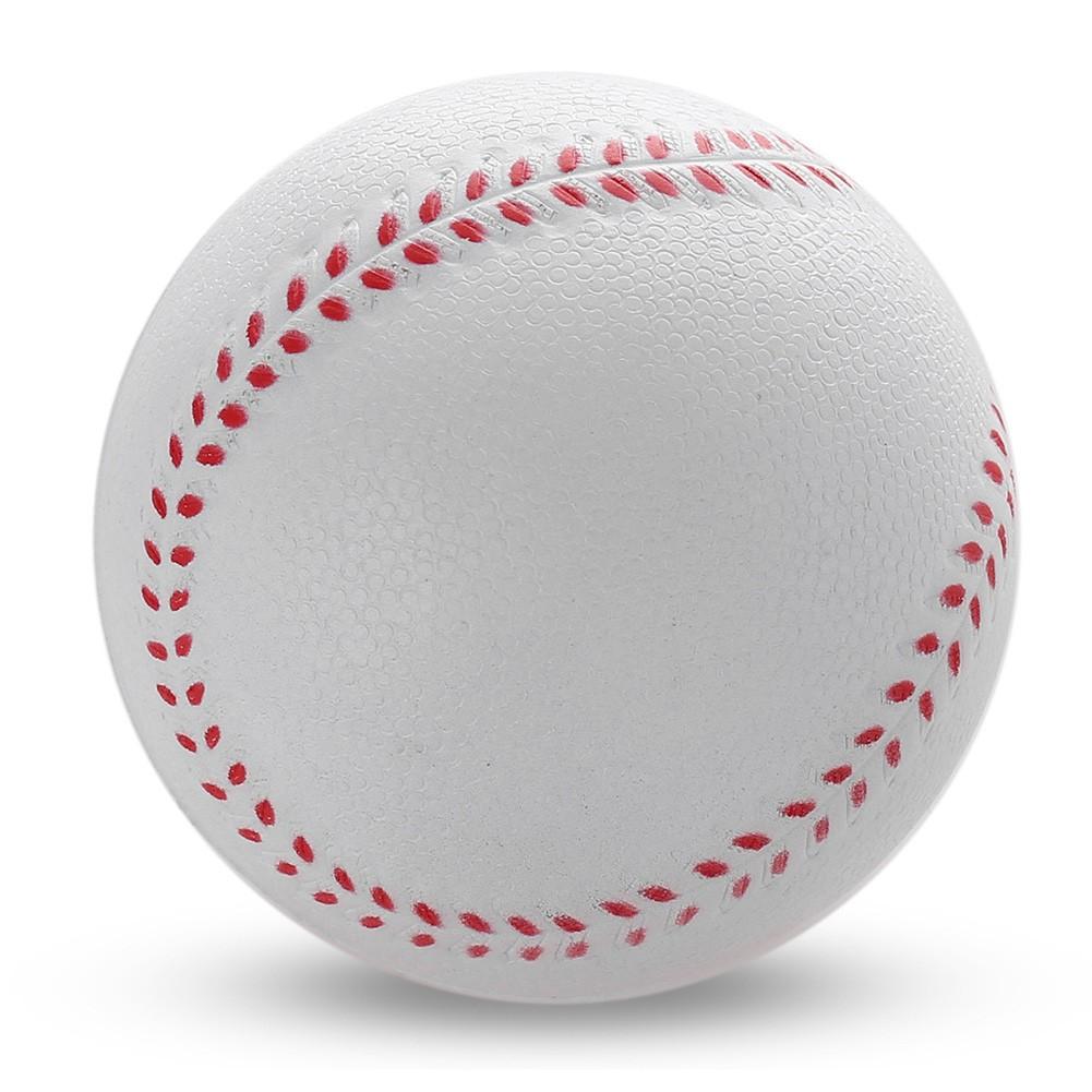 1x Soft Faux Leather Sport Practice & Trainning Base Ball BaseBall Softball New White 6cm