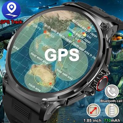 2024 Νέο GPS Track Smart Watch Men 1,85 ιντσών Ultra HD AMOLED Screen 710 Mah Battery Bluetooth Call SmartWatches