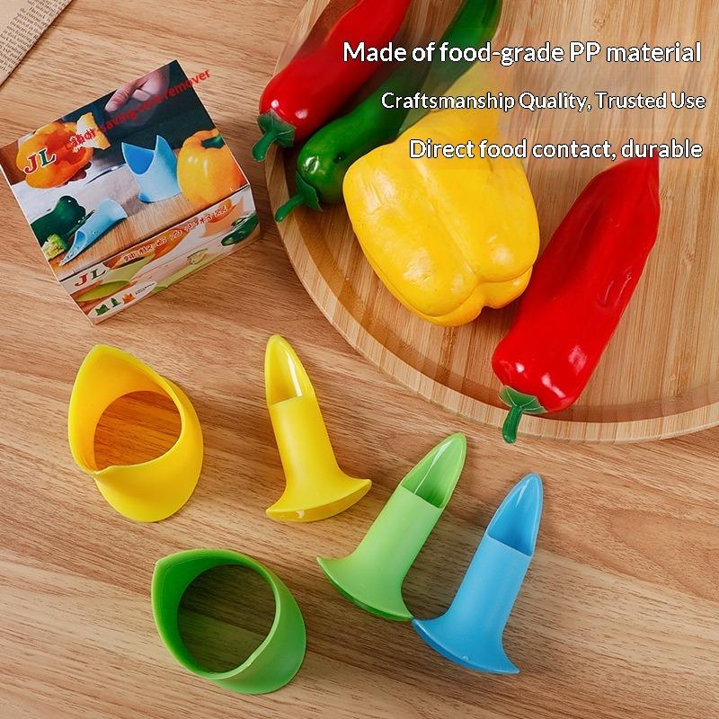 Core Remover, Chili Seed Remover 2-piece Set, Seed Remover, Seed Remover, Kitchen Core Remover, Fruit and Vegetable Core Remover