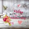 2D Flat Acrylic Heart-shaped Decoration, Indoor and Outdoor Decoration - No Battery/electricity Required, Free Day Decoration, Shop Decoration, Durabl