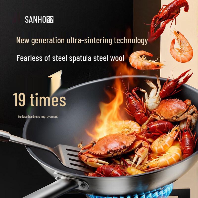 Sanhe 100% Pure Titanium Non-Stick Cookware
