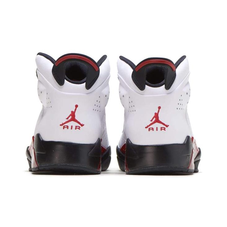 Air Jordan 6-17-23 GS Bianco Rosso Palestra Scarpe da Ginnastica Bambino Nero 428818-100