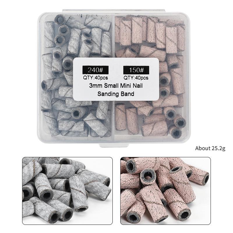 Set Manichiură Mini Bandă Abrazivă pentru Unghii și Mandrină