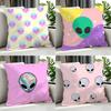 Cartoon DDreamy Aliens Cushion Cover Cushion Cover Set Pcs X X X Pillowcase Decorative Sofa Home Decor