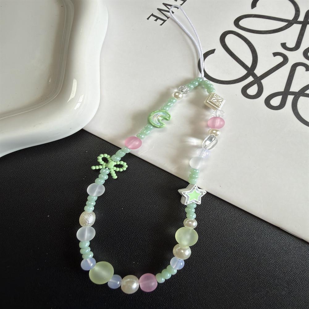 Cute Cartoon Blush Dog Button Phone Strap With Pvc Cord For Girls And Ladies