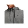 Nike Solid Color Logo Drawstring Hoodie Sport Cardigan Men Sweatshirt Charcoal-Grey DQ4830-071