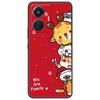 Christmas Case For Vivo T1 44W Soft Silicone Back Cover for Vivo T1 4G Snapdragon 680 Phone Case Cartoon V2153 VivoT1 4G Funda