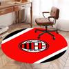 AC Milan Printed Round Rug Carpet Chair Rug Area Rug Entryway Doormats,for Office Chair Living Room Bedroom Kitchen Room.