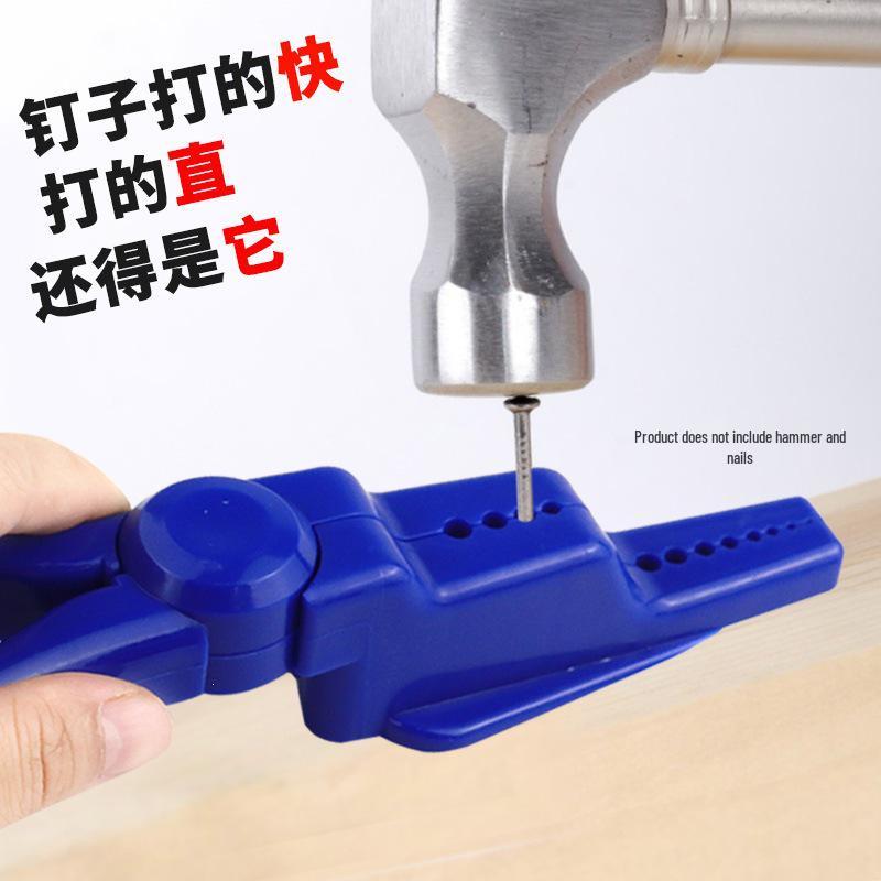 Nail Fixing Tool: Anti-Hammer Pliers with Stepped Design for Clamping Long and Short Nails