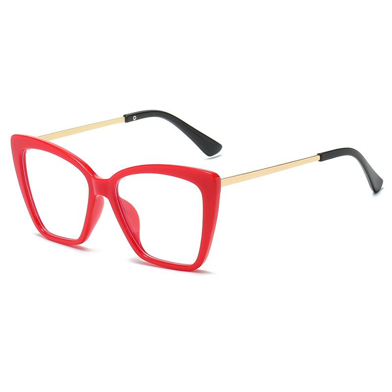 Women's Butterfly Frame  Anti Blue Light  Glasses Metal Frame Resin Lenses Lightweight and Anti Fatigue Glasses for Women